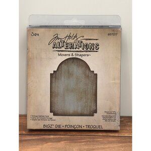 SIZZIX 657217 VINTAGE CABINET CARD TIM HOLTZ ALTERATIONS MOVERS & SHAPERS DIE